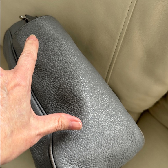 Coach Rori C2853 hobo shoulder bag in pebbled granite gray - Picture 10 of 12